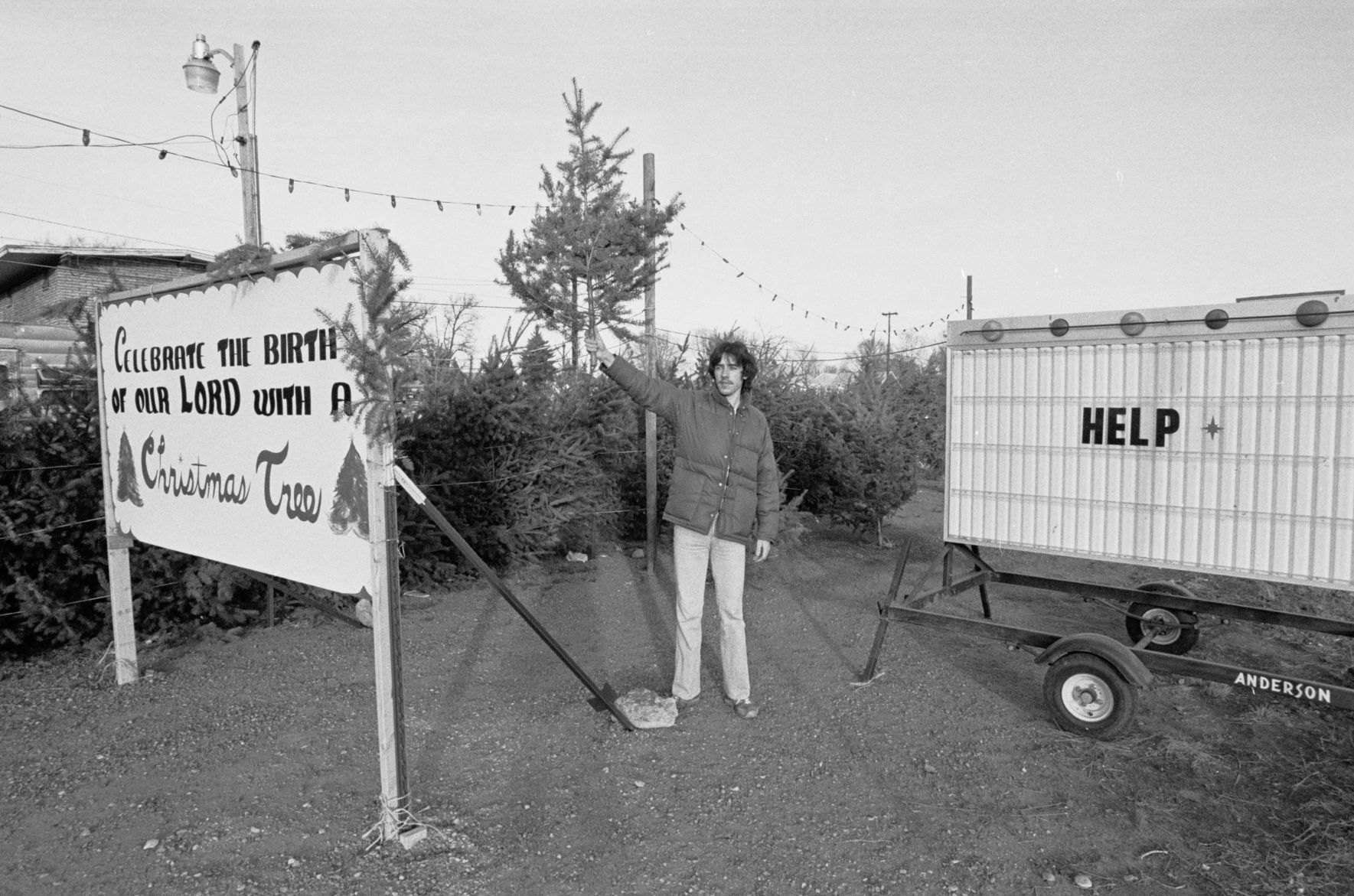 Christmas tree salesman, December 21, 1979